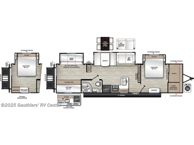 2025 Coachmen Catalina Legacy Edition 343BHTSLE