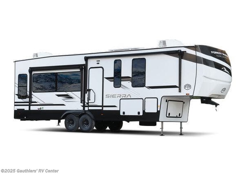 Stock image for Forest River Sierra. Options, colors, and floorplan may vary.