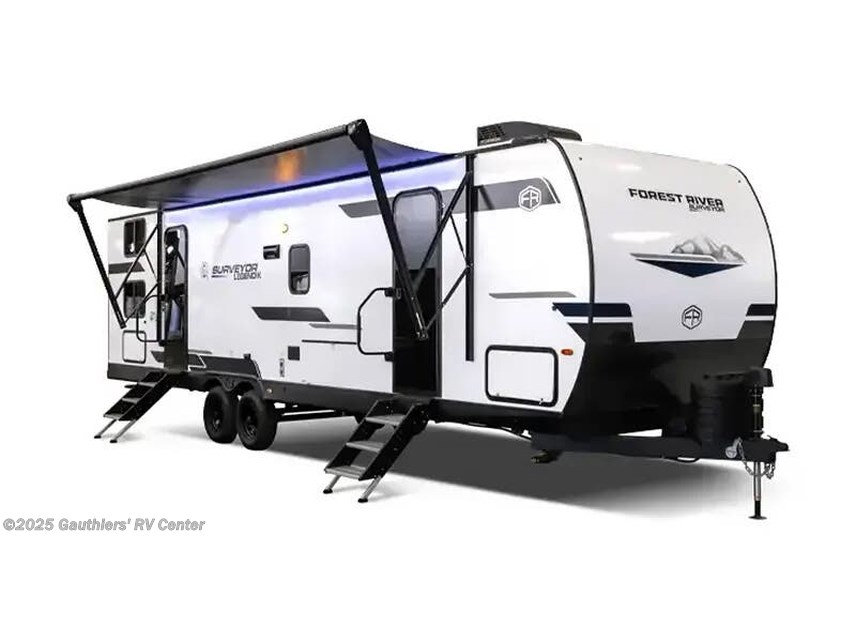 Stock image for Forest River Surveyor. Options, colors, and floorplan may vary.
