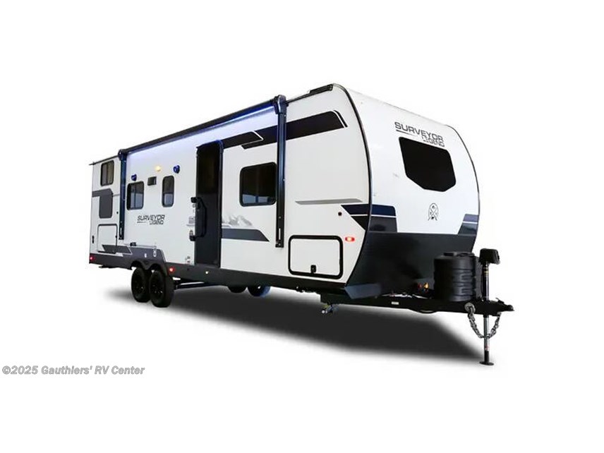 Stock image for Forest River Surveyor. Options, colors, and floorplan may vary.