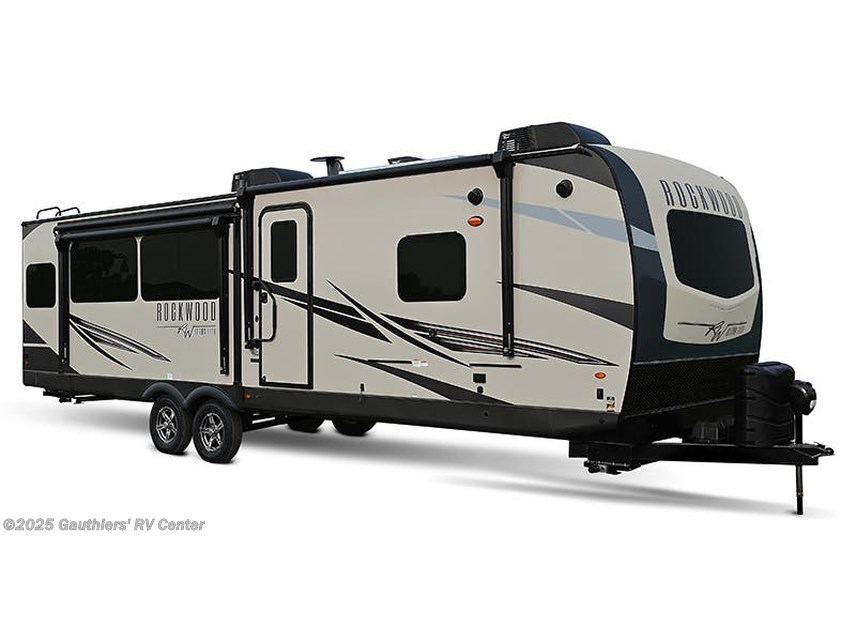 Stock image for Forest River Rockwood Ultra Lite.  Options, colors, and floorplan may vary.