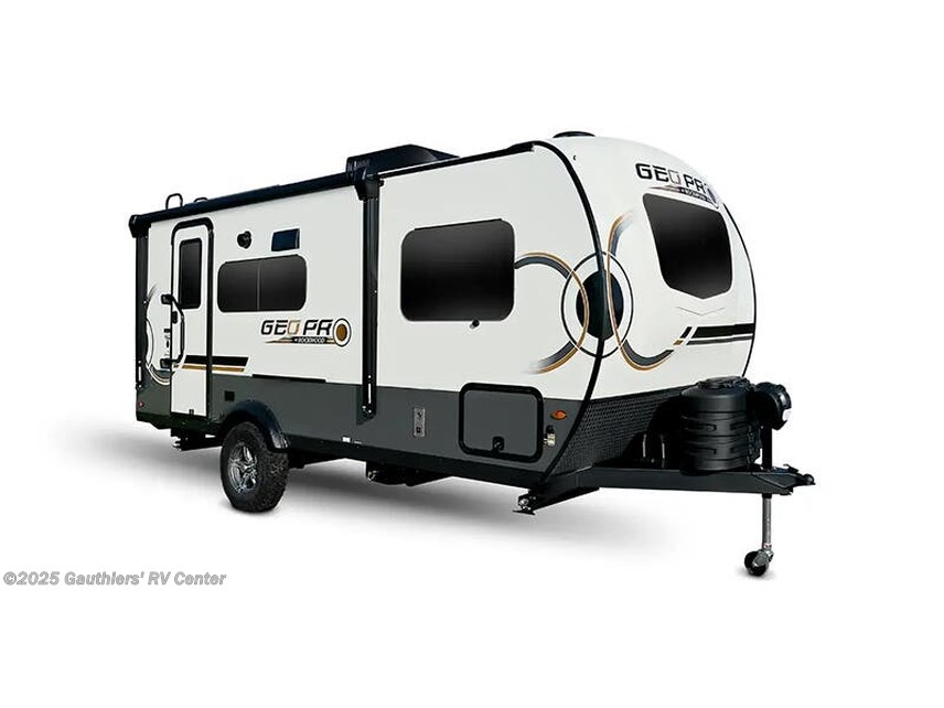 Stock image for Forest River Rockwood Geo Pro. Options, colors, and floorplan may vary.