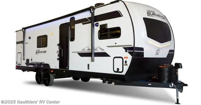 Stock image for Forest River Grand Surveyor. Options, colors, and floorplan may vary.