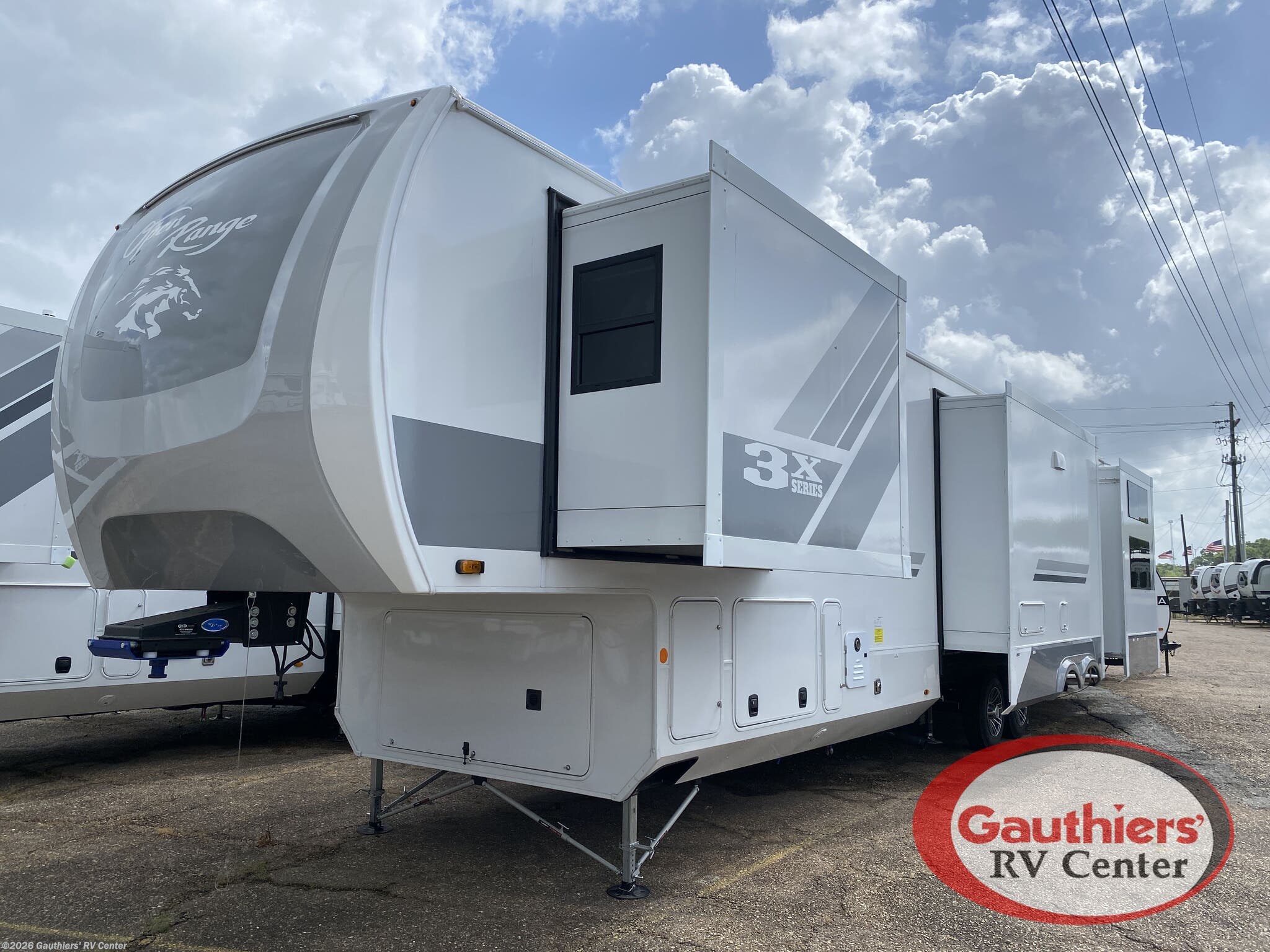 2026 Highland Ridge Open Range 3X 393TBR - New Fifth Wheel For Sale by Gauthiers' RV Center in Scott, Louisiana features Furnace, Shower, TV Antenna, Kitchen Sink, Insulated