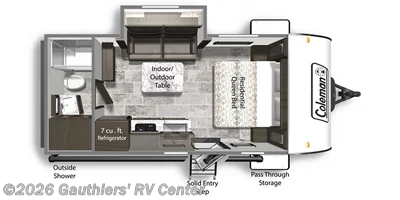 2022 Coleman 1805RB - Used Travel Trailer For Sale by Gauthiers' RV Center in Scott, Louisiana