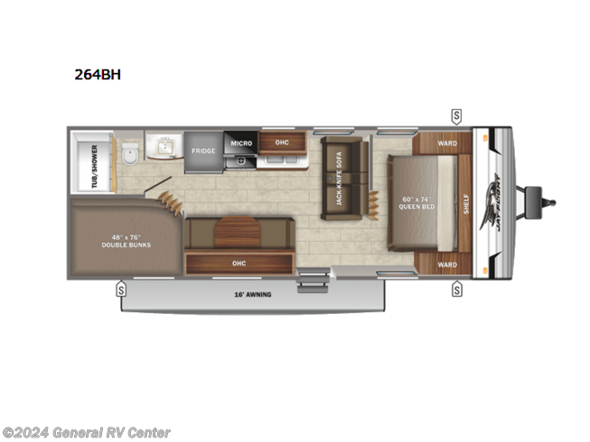 New 2023 Jayco Jay Flight SLX 8 264BH available in Brownstown Township, Michigan