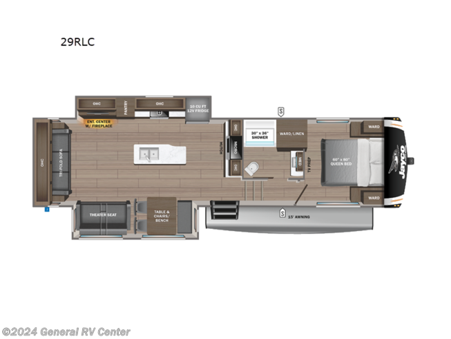 2024 Jayco Eagle HT 29RLC - New Fifth Wheel For Sale by General RV Center in Brownstown Township, Michigan