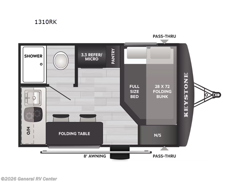 2026 Keystone Springdale Mini 1310RK #337542 - For Sale in Brownstown ...