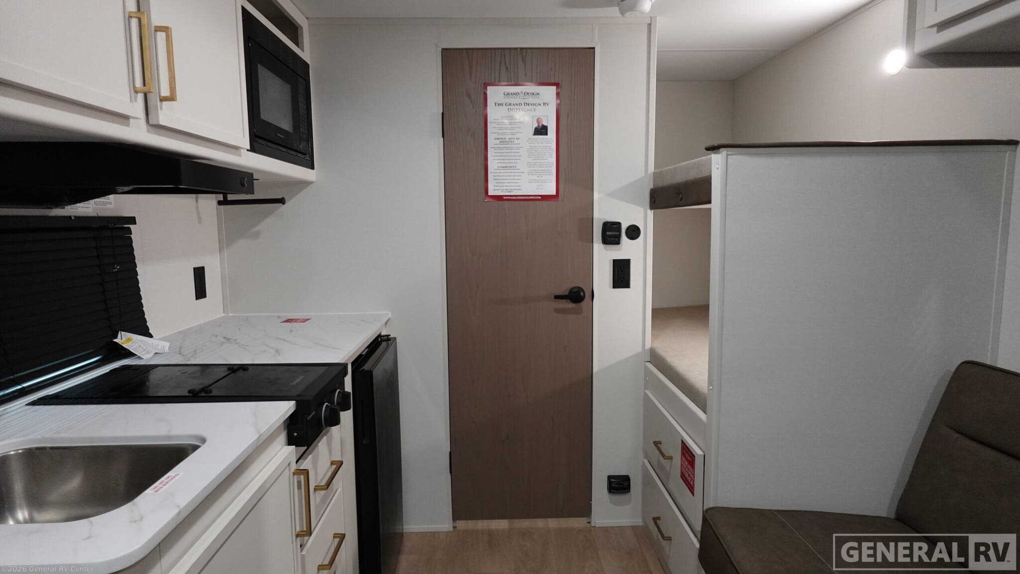 2026 Grand Design Transcend One 151BH - New Travel Trailer For Sale by General RV Center in Brownstown Township, Michigan