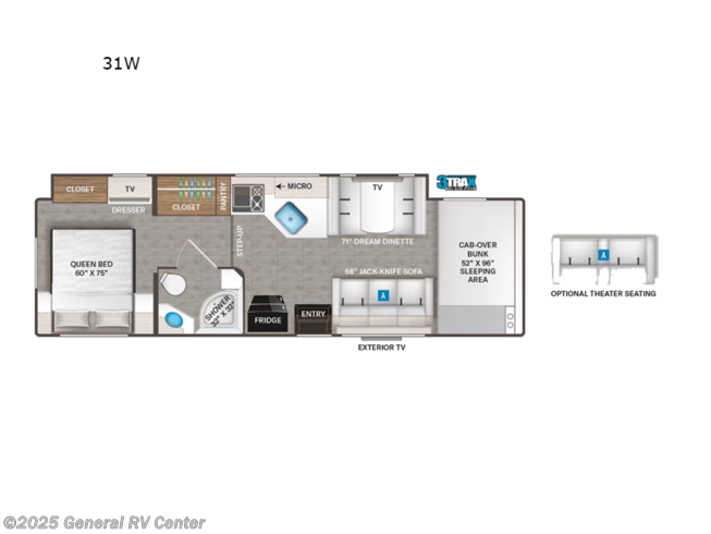 New 2023 Thor Motor Coach Four Winds 31W available in Mount Clemens, Michigan
