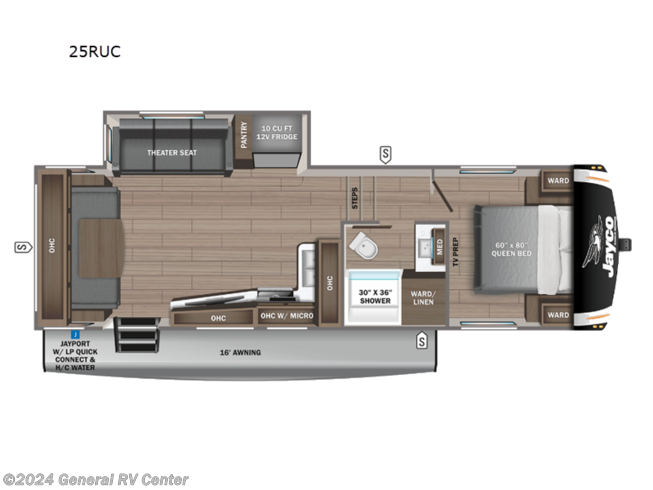 2024 Jayco Eagle HT 25RUC - New Fifth Wheel For Sale by General RV Center in Mount Clemens, Michigan