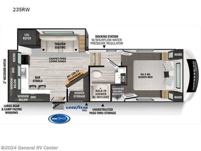 2024 Forest River Impression 235RW - New Fifth Wheel For Sale by General RV Center in Elizabethtown, Pennsylvania