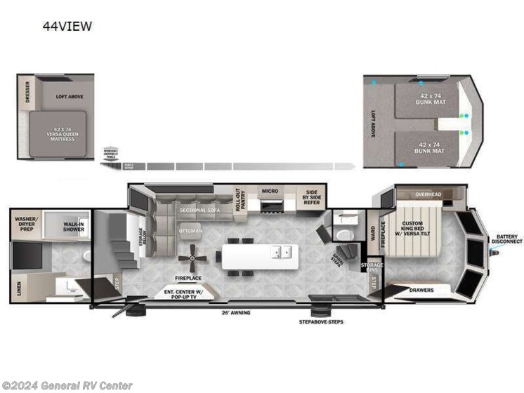 New 2025 Forest River Salem Grand Villa 44VIEW available in Elizabethtown, Pennsylvania