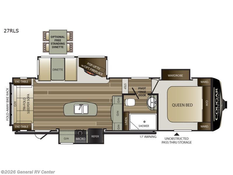 2018 Keystone Cougar Half-Ton Series 27RLS RV for Sale in Elizabethtown ...