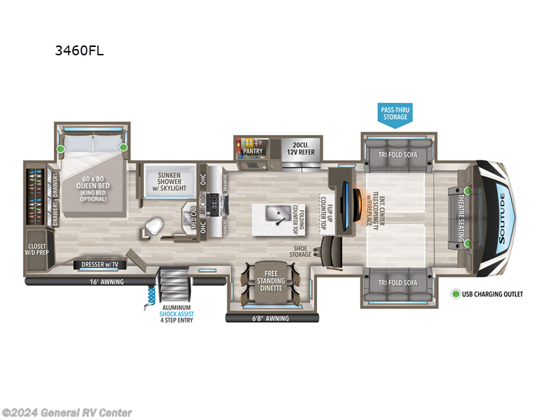 2024 Grand Design Solitude SClass 3460FL RV for Sale in Wayland, MI