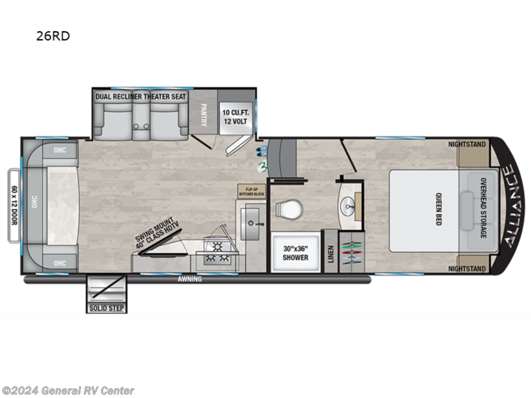 New 2024 Alliance RV Avenue All-Access 26RD available in Wayland, Michigan