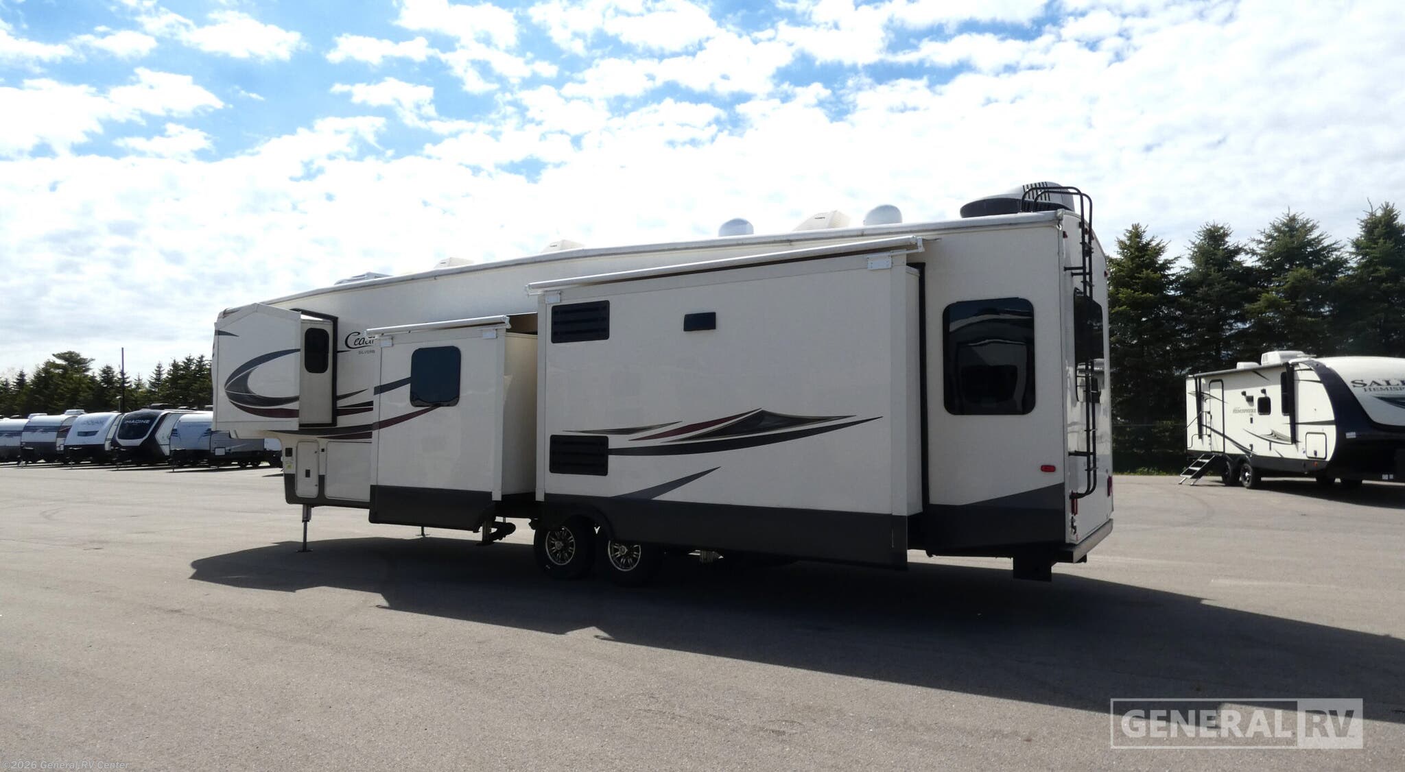 2018 Cedar Creek Silverback 37MBH by Forest River from General RV Center in Wayland, Michigan