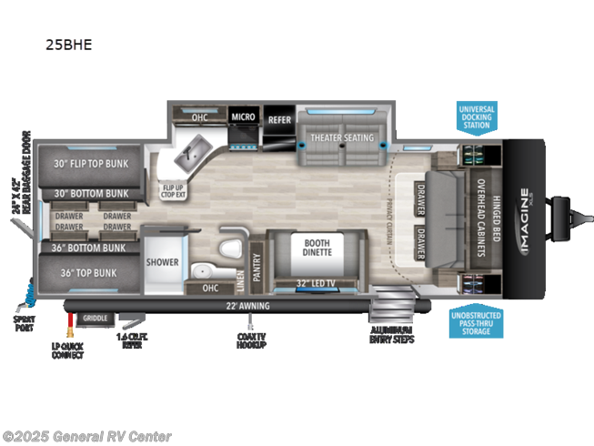 New 2023 Grand Design Imagine XLS 25BHE available in Wixom, Michigan