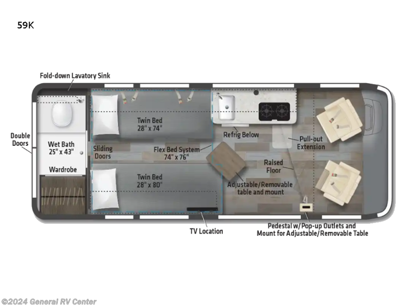 2024 Winnebago Travato 59K RV for Sale in Wixom, MI 48393 293786