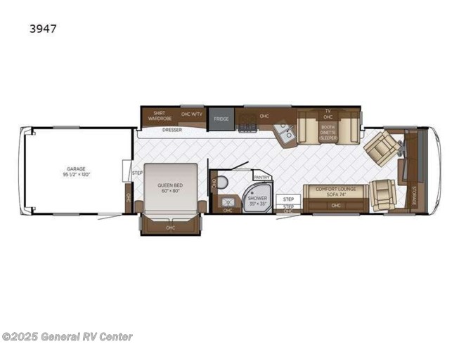 2023 Newmar Canyon Star 3947 - New Diesel Pusher For Sale by General RV Center in Wixom, Michigan