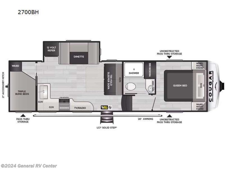 New 2025 Keystone Cougar Sport 2700BH available in Wixom, Michigan