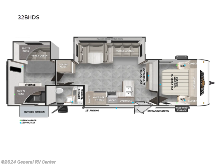 New 2025 Forest River Wildwood 32BHDS available in Wixom, Michigan