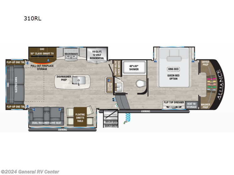 New 2025 Alliance RV Paradigm 310RL available in Wixom, Michigan