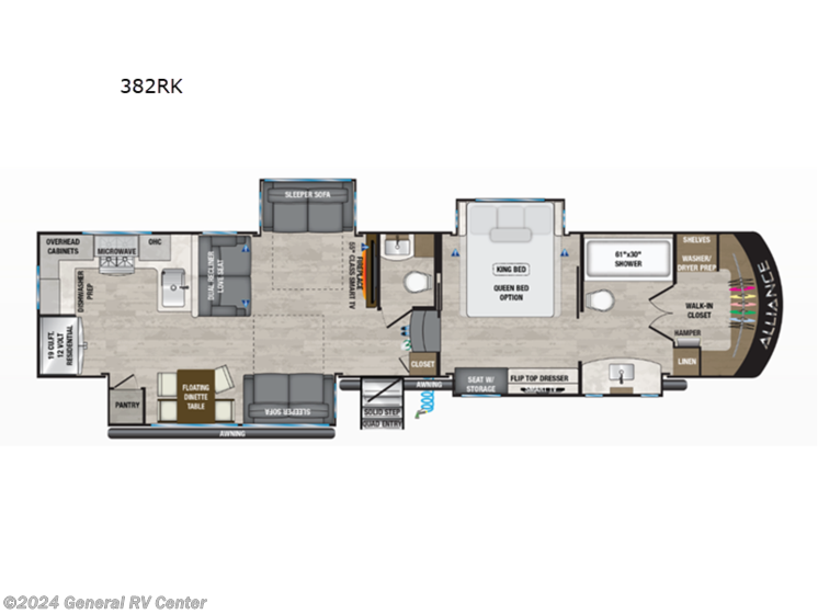 New 2025 Alliance RV Paradigm 382RK available in Wixom, Michigan