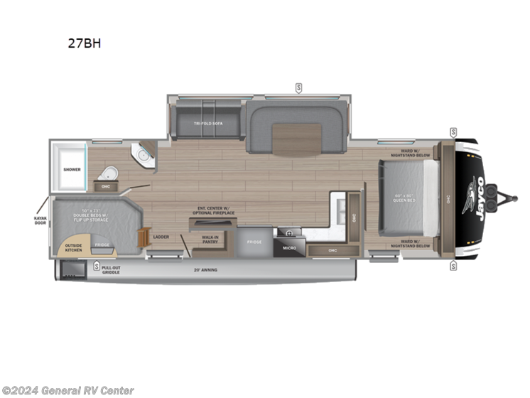 New 2025 Jayco Jay Feather 27BH available in Wixom, Michigan