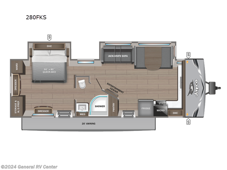 New 2025 Jayco Jay Flight 280FKS available in Wixom, Michigan