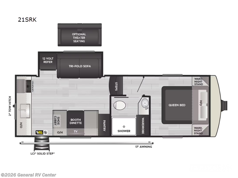 2025 Keystone Arcadia 21SRK - New Fifth Wheel For Sale by General RV Center in Wixom, Michigan