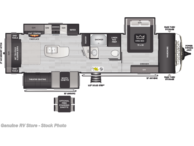 2024 Keystone Cougar 33RLI - New Travel Trailer For Sale by Genuine RV & Powersports in Nacogdoches, Texas