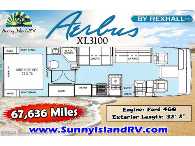 1997 Rexhall XL3100 - Used Class A For Sale by Sunny Island RV in Rockford, Illinois