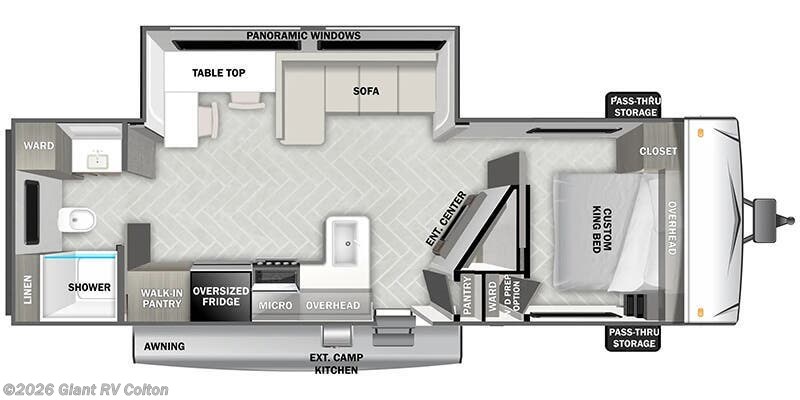 2025 Forest River EVO Southwest T2620 - New Travel Trailer For Sale by Giant RV in Colton, California
