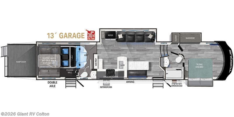 2025 Heartland Torque TQ 371 - New Fifth Wheel For Sale by Giant RV in Colton, California