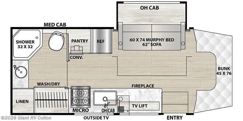 2025 Coachmen Prism Select 24MBS - New Class C For Sale by Giant RV in Colton, California