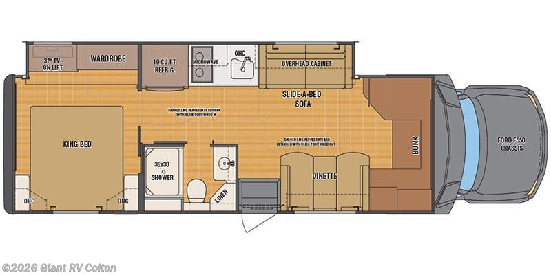 2019 Renegade RV Veracruz 35FWS - Used Super C For Sale by Giant RV in Colton, California