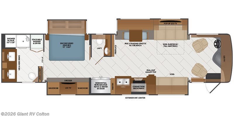 2026 Fleetwood Discovery 38W - New Class A For Sale by Giant RV in Colton, California