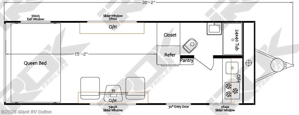 2026 Irok Trailers FBK IROK  FBK2415 - New Toy Hauler For Sale by Giant RV in Colton, California