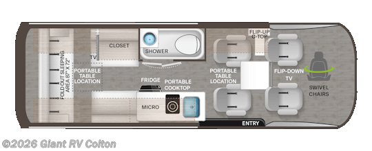 2026 Tranquility 24C by Thor Motor Coach from Giant RV in Colton, California