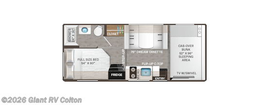 2026 Four Winds 21Z by Thor Motor Coach from Giant RV in Colton, California