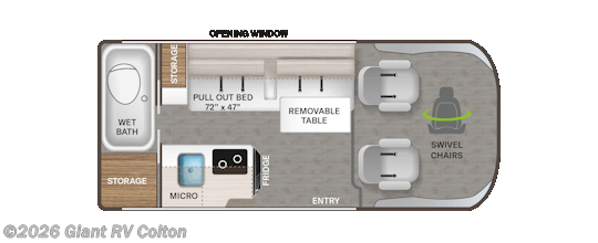 2026 Rize 18M by Thor Motor Coach from Giant RV in Colton, California