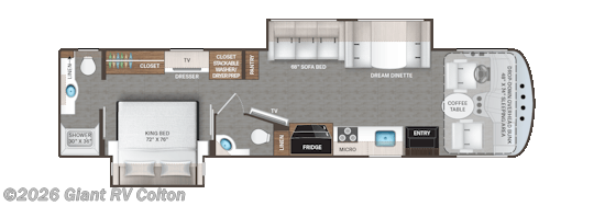 2026 Thor Motor Coach Windsport 35G - New Class A For Sale by Giant RV in Colton, California