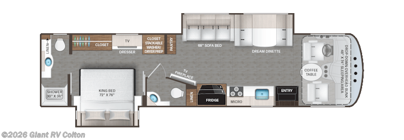 2026 Windsport 35G by Thor Motor Coach from Giant RV in Colton, California