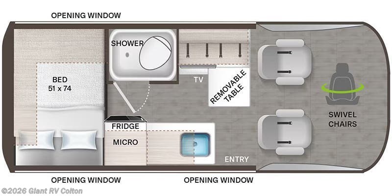 2023 Thor Motor Coach Sanctuary Transit 19LT - Used Class B For Sale by Giant RV in Colton, California