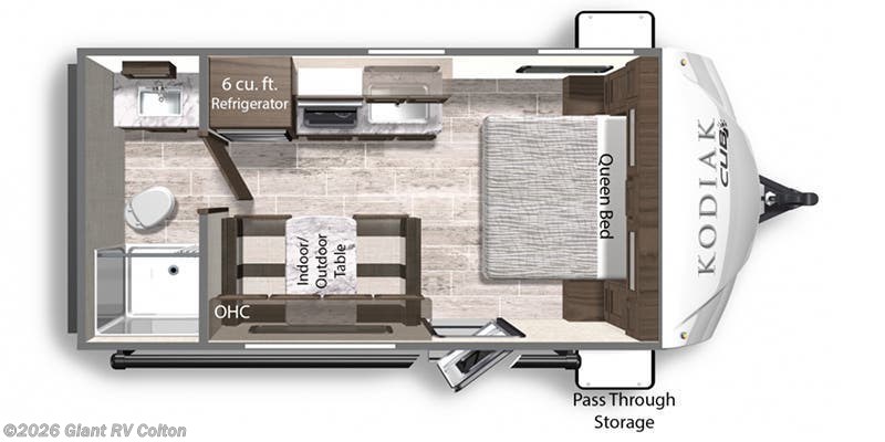2022 Dutchmen Kodiak Cub 177RB - Used Travel Trailer For Sale by Giant RV in Colton, California