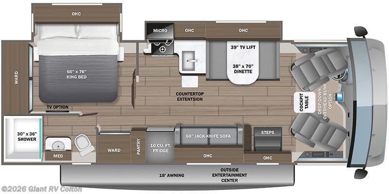 2025 Jayco Alante 27A - Used Class A For Sale by Giant RV in Colton, California
