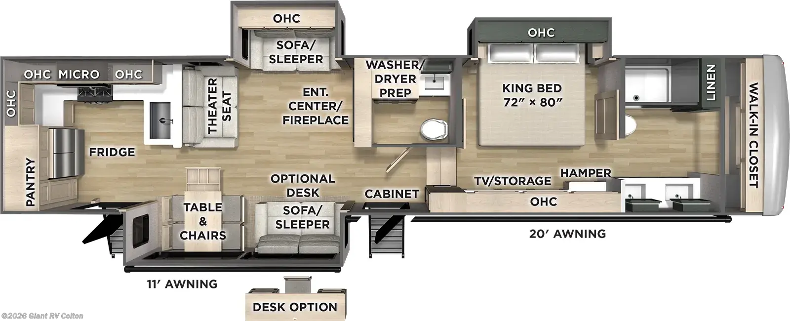 New 2026 Forest River Columbus 384RKH available in Colton, California