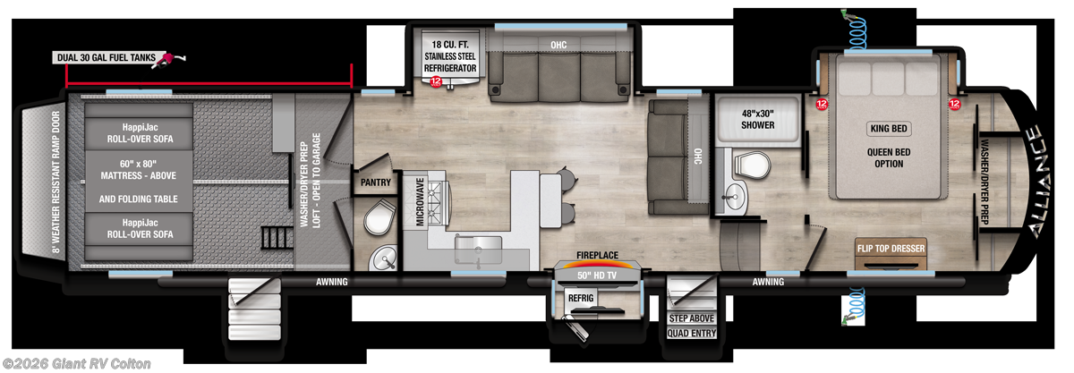 New 2026 Alliance RV Valor 40V13 available in Colton, California