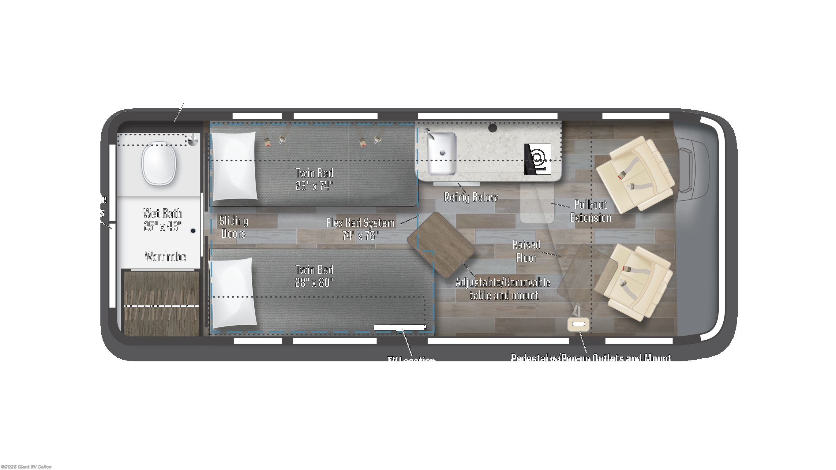2026 Winnebago Travato 59KL - New Class B For Sale by Giant RV in Colton, California